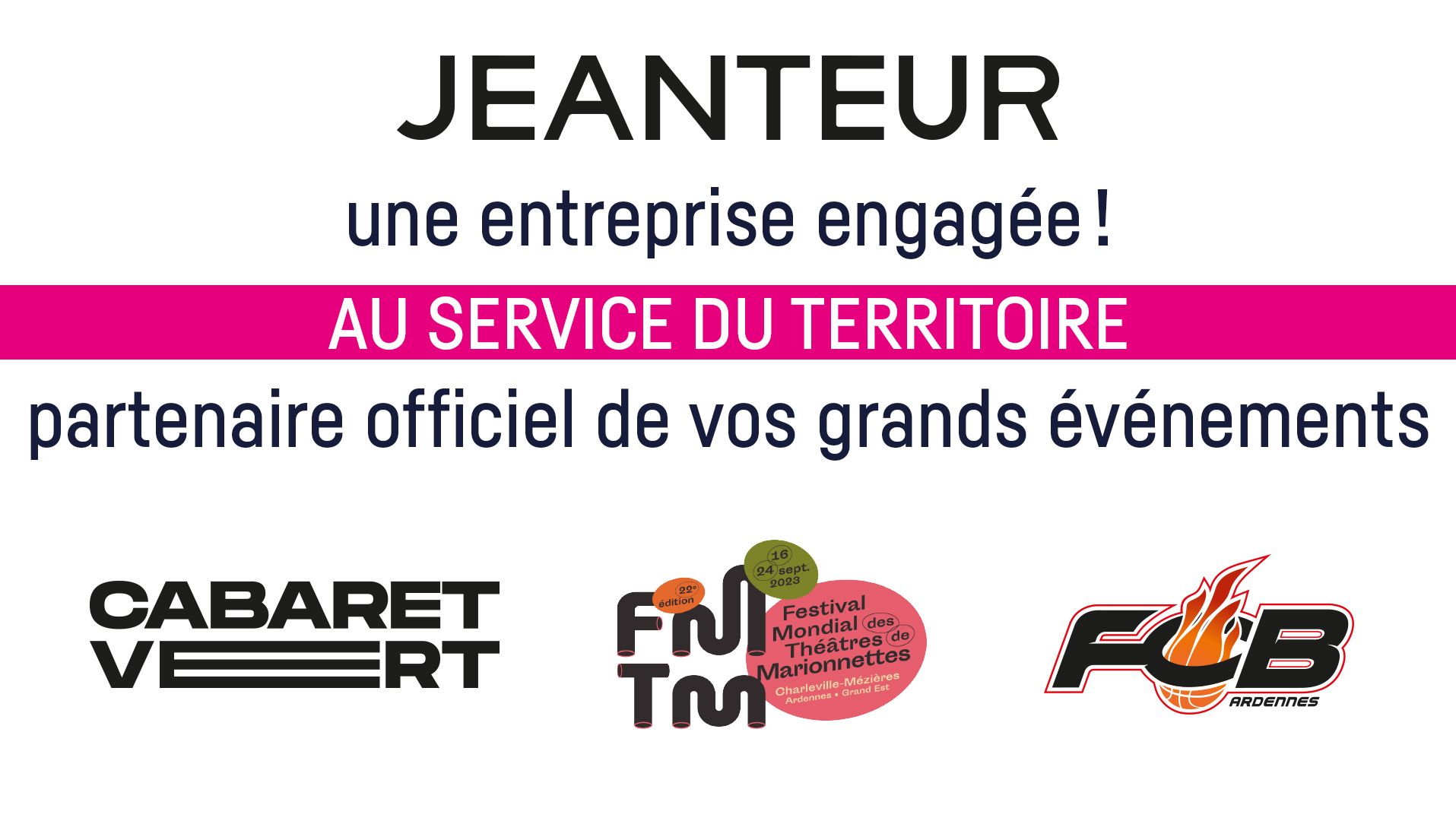 Une entreprise engagée au service du territoire, partenaire officiel de vos  grands événements